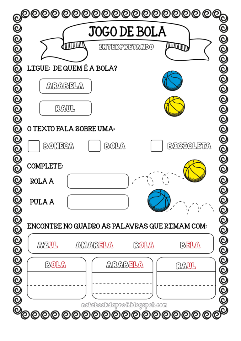 Atividades Poema 