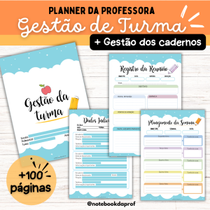 Planner da Professora - Gestão da Turma
